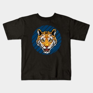 Tigers Head Illustration Kids T-Shirt